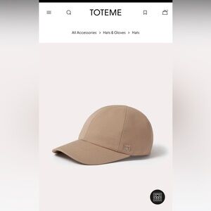 Toteme Baseball cap khaki